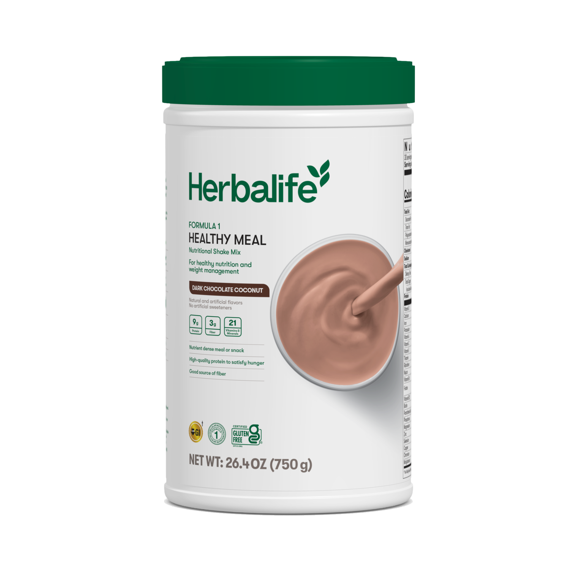 Formula 1 Healthy Meal Nutritional Shake Mix - Dark Chocolate Coconut, 750 g