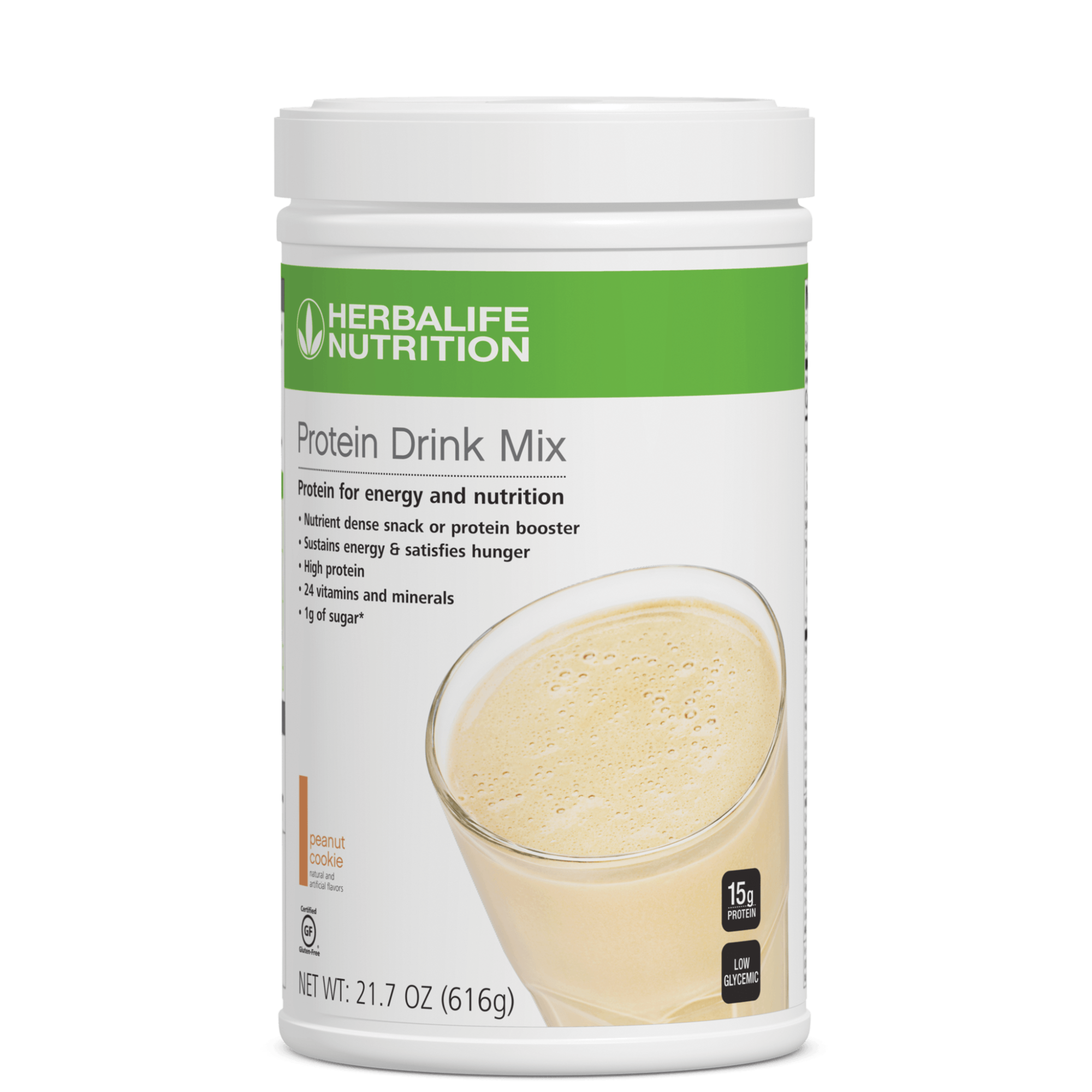 Protein Drink Mix - Peanut Cookie, 616 g