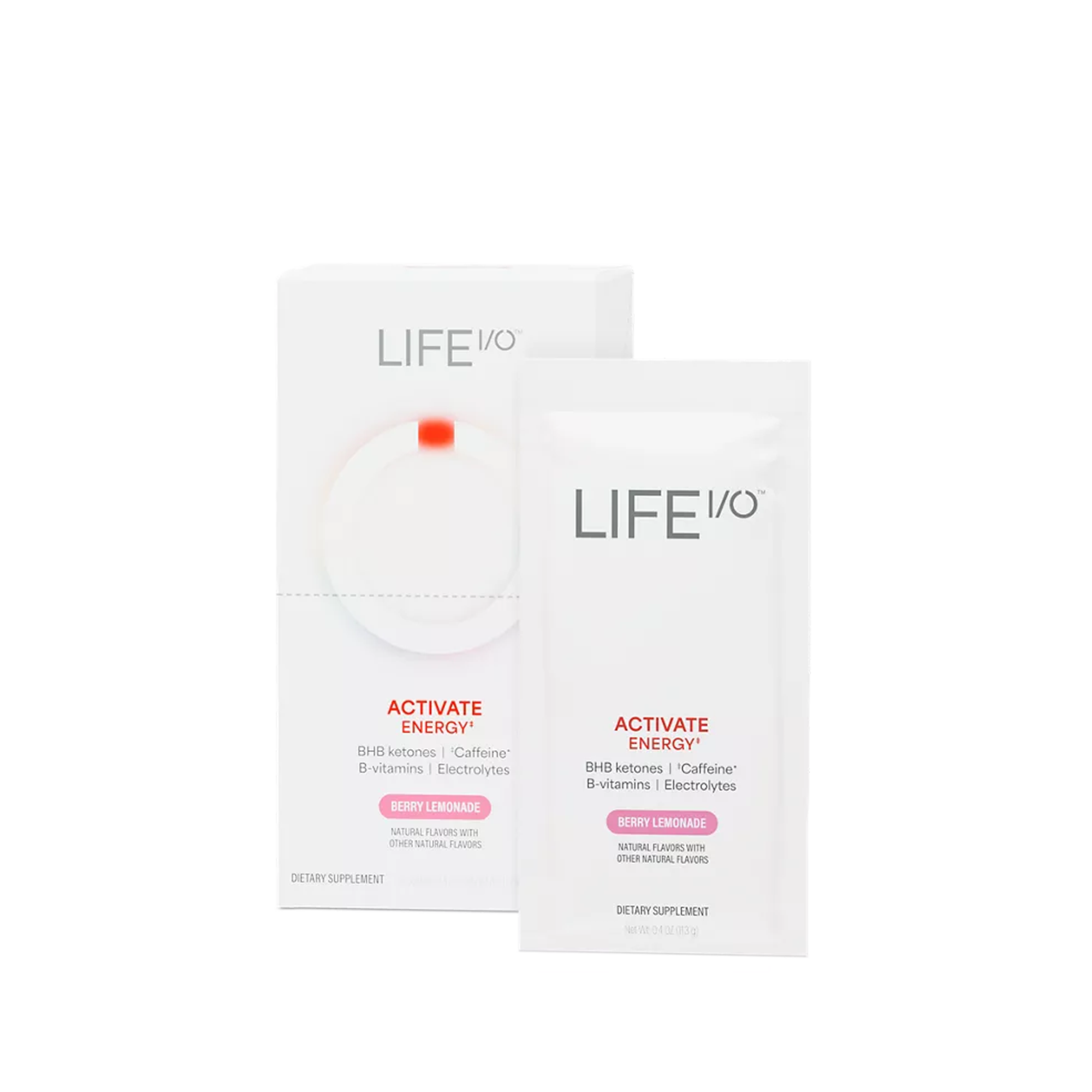 Life I/O Activate Energy - Berry Lemonade, 15 Sachets